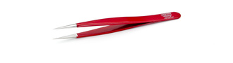 Tweezer 0C9 S-EC-3000 (Hardened Stainless Steel, Epoxy Color, Red) - Regine High Quality Products - Cosmetic - Tweezers By Finishing Tweezer 0C9 S-EC-3000 (Hardened Stainless Steel, Epoxy Color, Red) - Regine High Quality Products - Cosmetic - Tweezers By Finishing