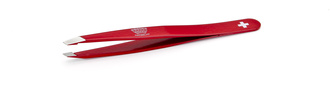 Tweezer E-2 SA-EC-3000SC (Antimagnetic, Anti-acid Steel, Epoxy Color, Red with Swiss Flag) - Regine High Quality Products - Cosmetic - Tweezers By Tips Tweezer E-2 SA-EC-3000SC (Antimagnetic, Anti-acid Steel, Epoxy Color, Red with Swiss Flag) - Regine High Quality Products - Cosmetic - Tweezers By Tips