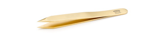 Tweezer G-1 S-GP (Hardened Stainless Steel, Gold Plated) - Regine High Quality Products - Cosmetic - Gold Plated Tweezers Tweezer G-1 S-GP (Hardened Stainless Steel, Gold Plated) - Regine High Quality Products - Cosmetic - Gold Plated Tweezers